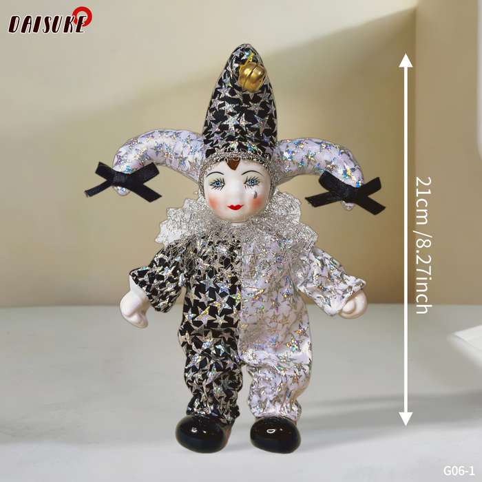 Toy Doll color Red Victorian ornate