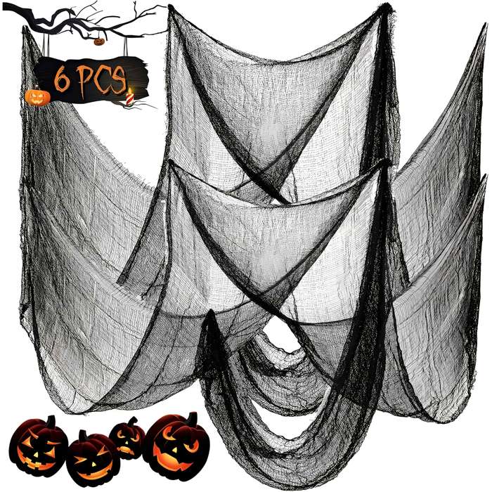 Halloween tablecloth decoration Items Horror Cloth 6 Piece Set