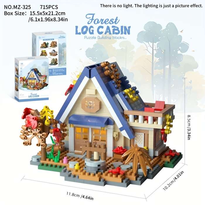 Building Toy Architectural Model Toy Set Style Forest Tree House Mz 326