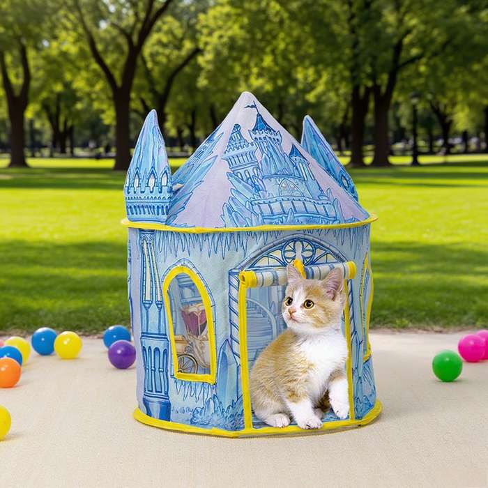 Pet supplies Style Colorful Unicorn Castle