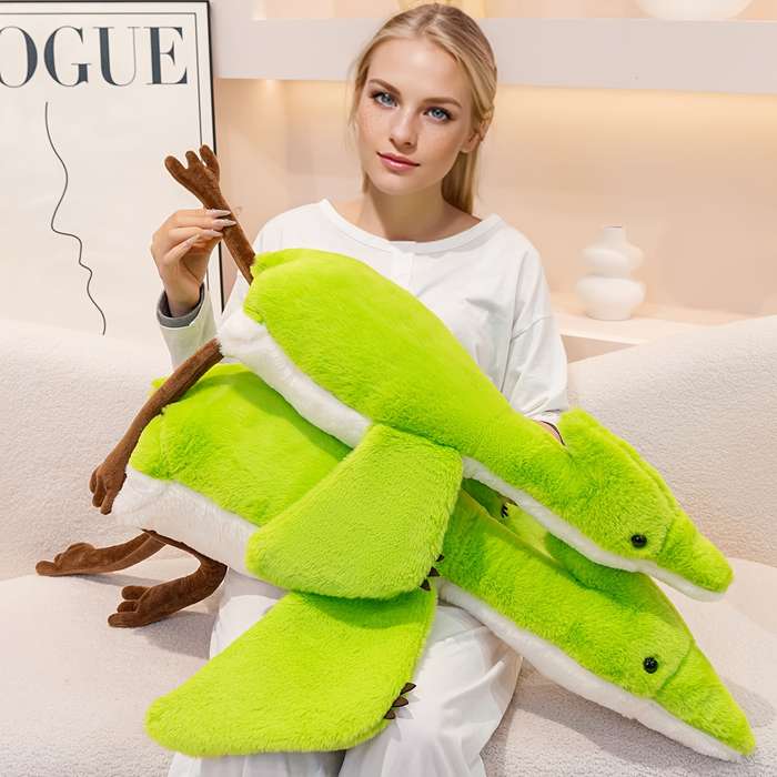 Toy Dolls color Green Flying Pterosaur size Small size 80 cm