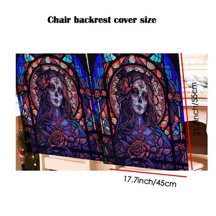 Halloween tablecloth decoration Model only Seat back cover