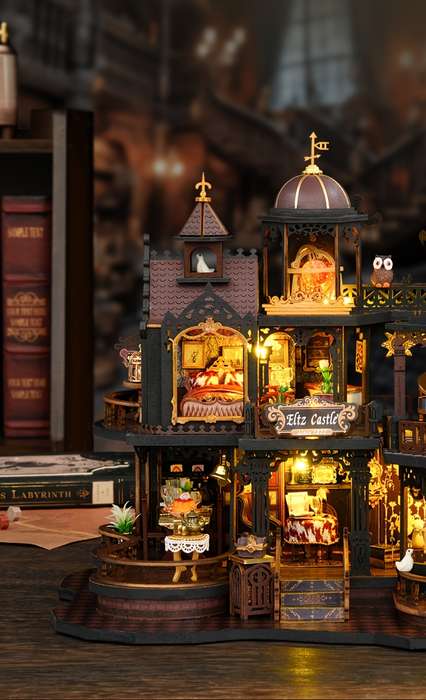 Building Toy Architectural Model Toy Set Style Gothic Edinburgh