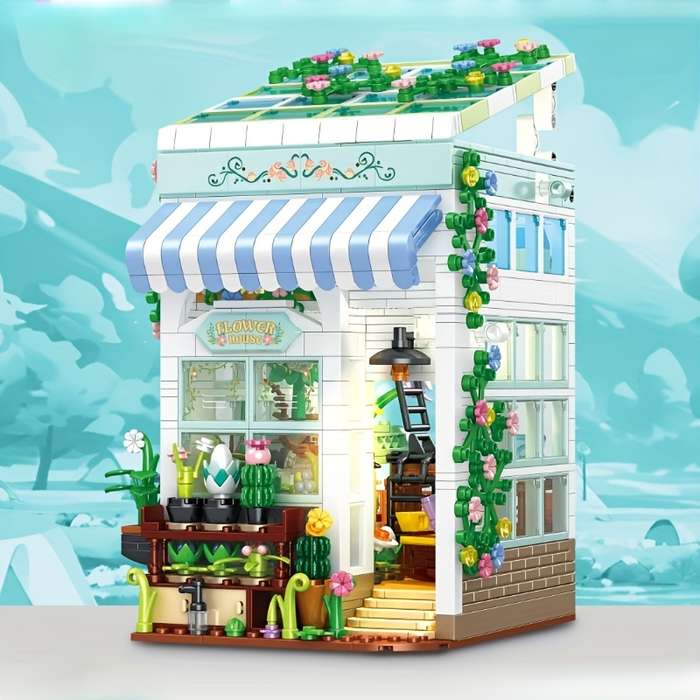 Building Toy Architectural Model Toy Set Style House
