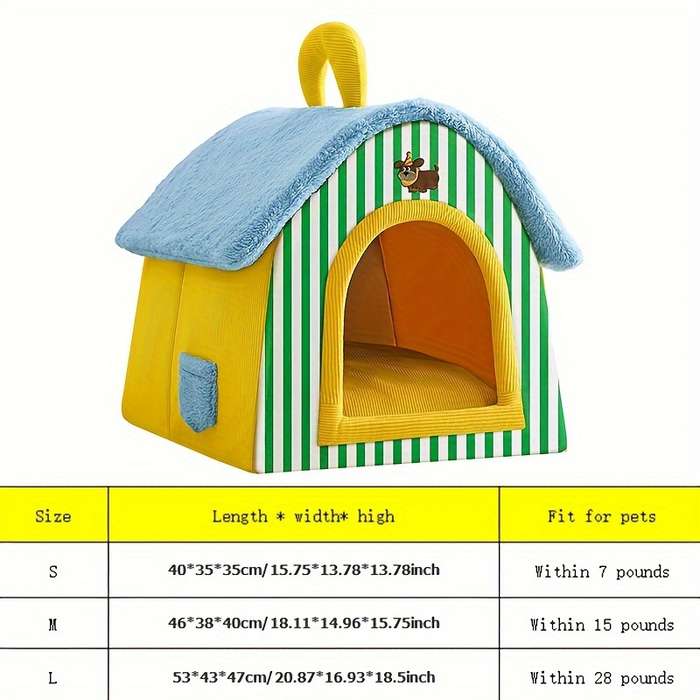 Pet Supplies Size M Style Cute Bear House