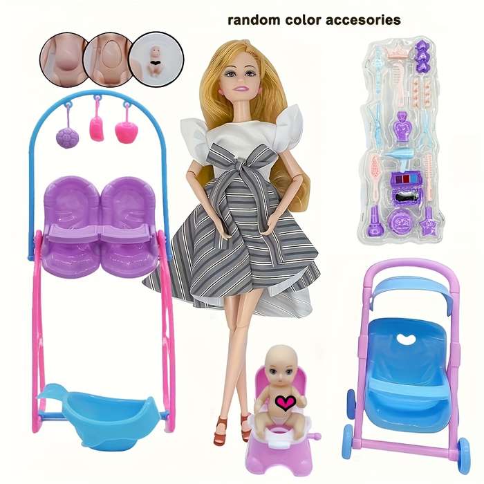 Toy Dolls Style Grey Mom Set