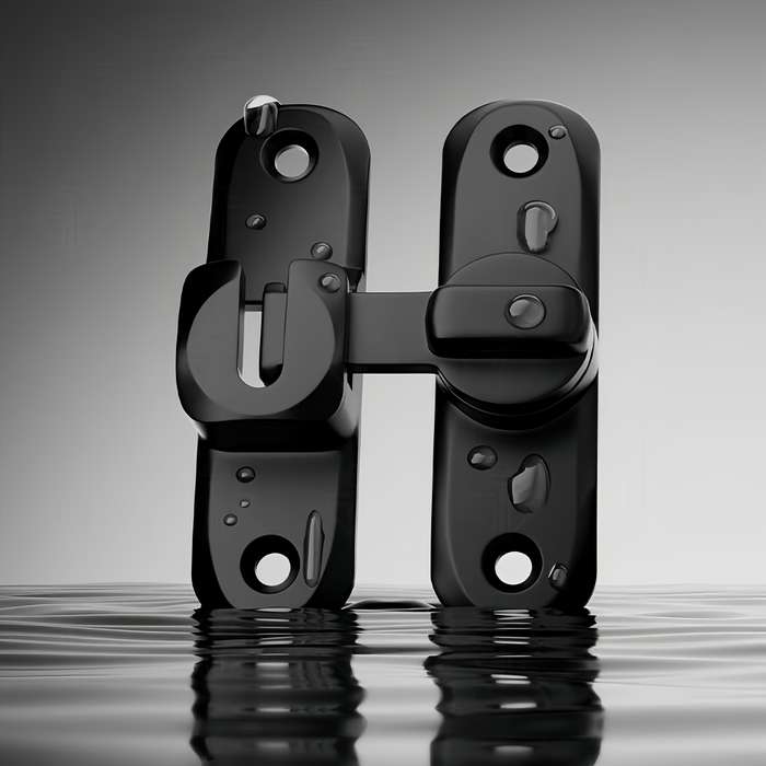 Lock Color Silvery With Screws