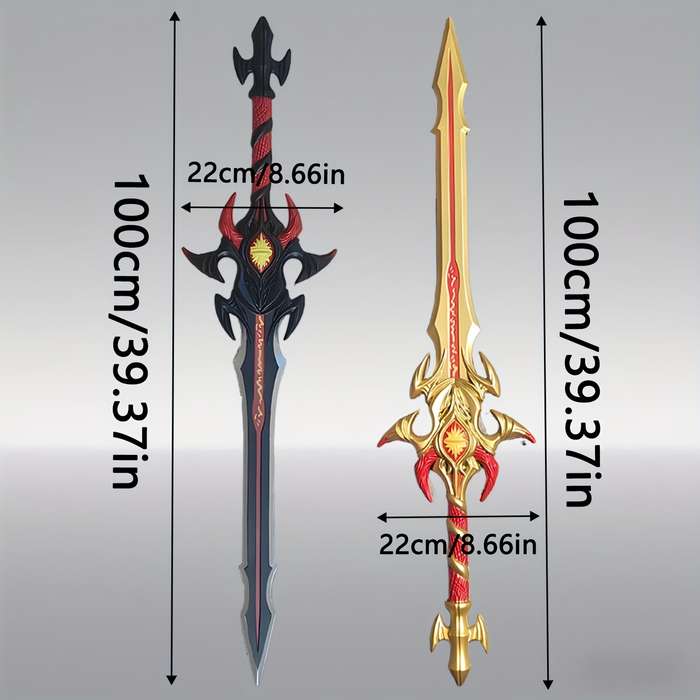 Toy Weapons Color Golden Material Monocular Sword