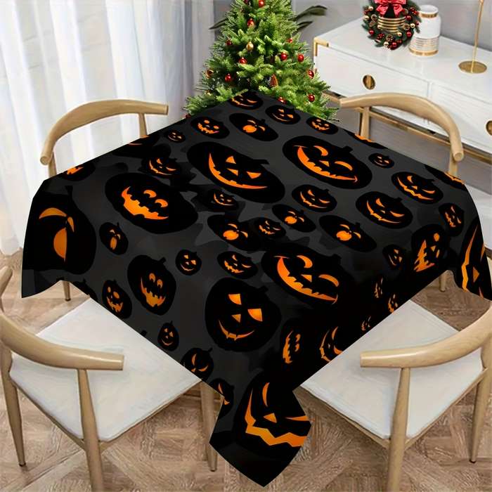 Halloween tablecloth decoration size 55.1 x 70.8in or 140 x 180cm