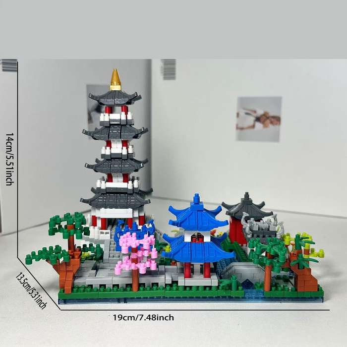 Building Toy Architectural Model Toy Set Model 0251 1151Pcs