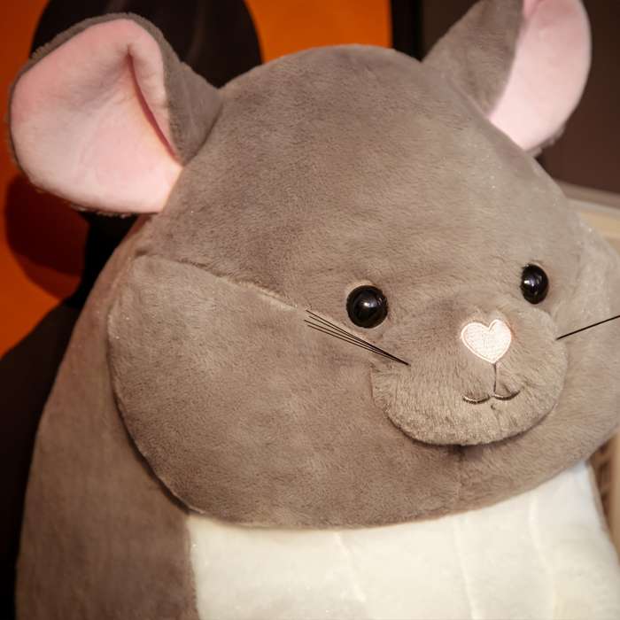 Toy Dolls color Grey Chipmunk Pillow size Small 35 Cm