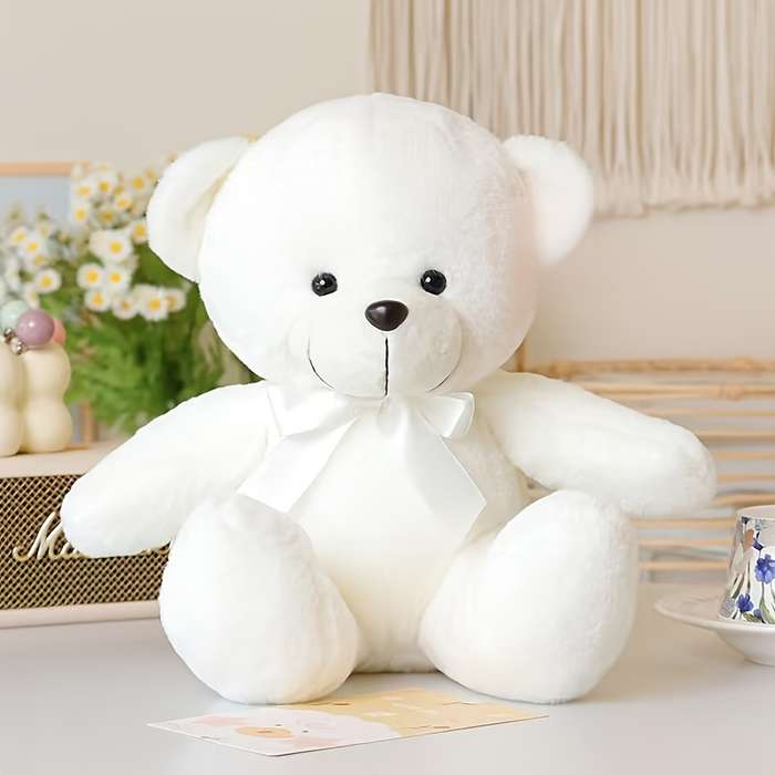 Toy Doll Size 20Cm 7.87In Style 3Pcs Teddy Bear White  Add    Light Brown  Add    Pink