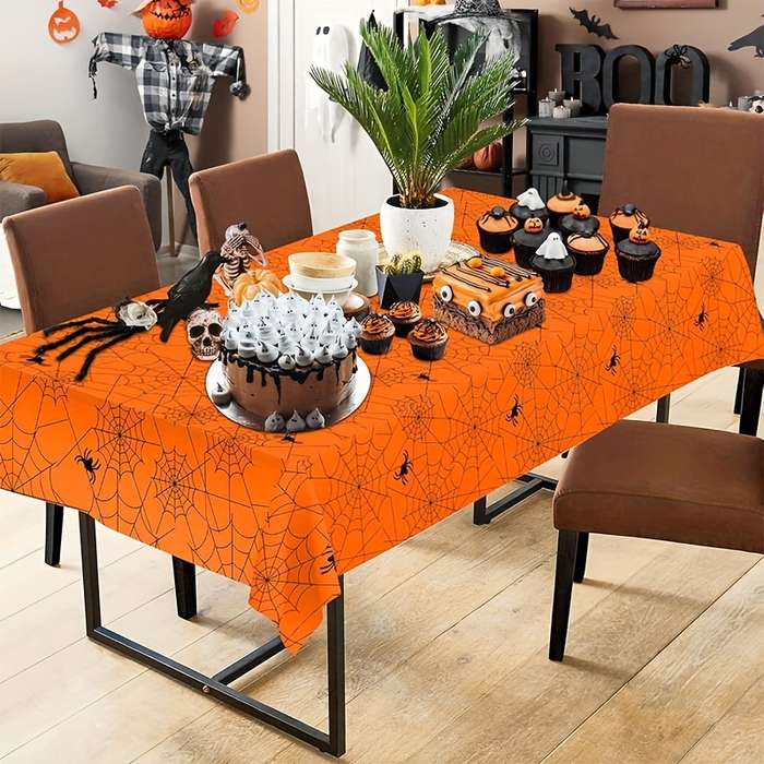 Halloween tablecloth decoration Quantity 3pcs