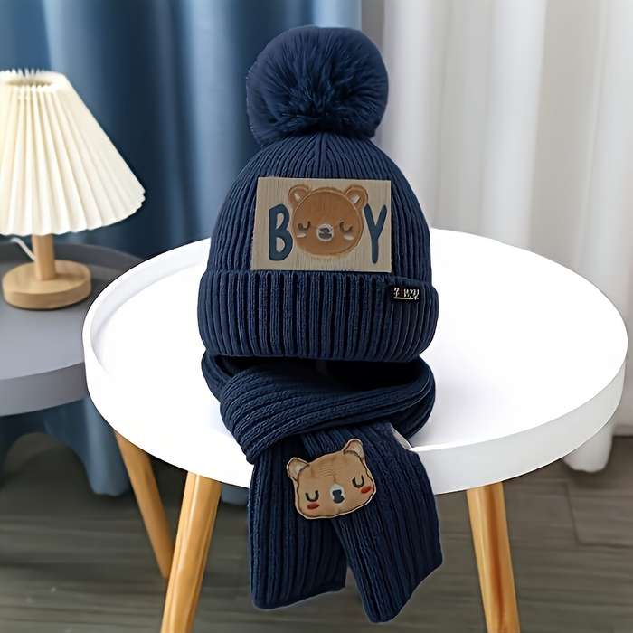 Winter Hat Color Deep Blue