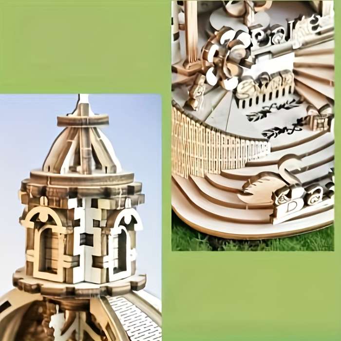Building Toy Architectural Model Toy Set Applicable People Hand Made