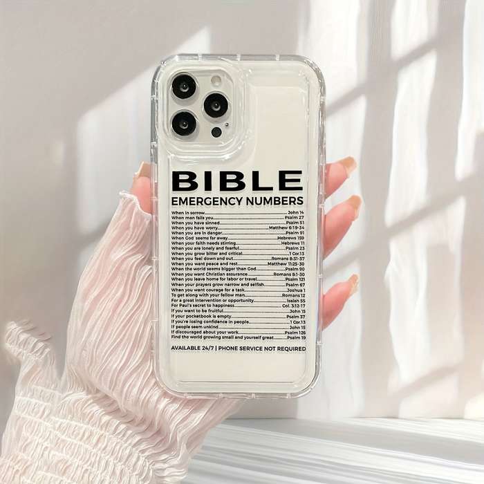 1Pc Transparent For iPhone 16 Plus Phone Case Phone Cover