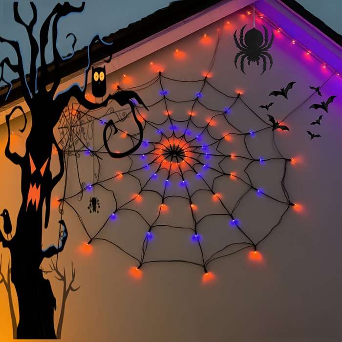 Halloween Decorations Color Purple Orange