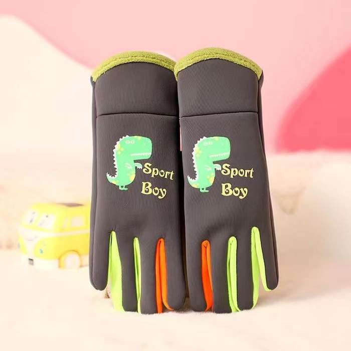 Winter Gloves Color Blue Applicable People M   3 To 7Y
