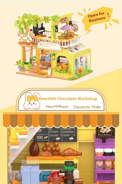 Building Toy Architectural Model Toy Set Style Without Box