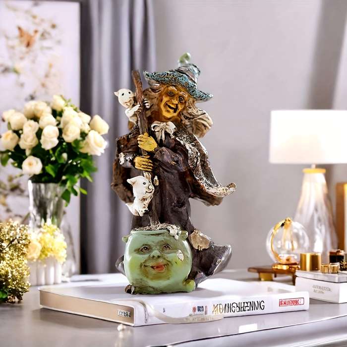 Halloween Decorations Style The Green Jar Witch