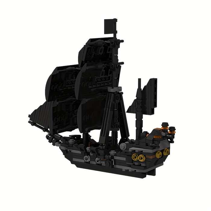 3D Jigsaw Puzzle Model Ship Color Black