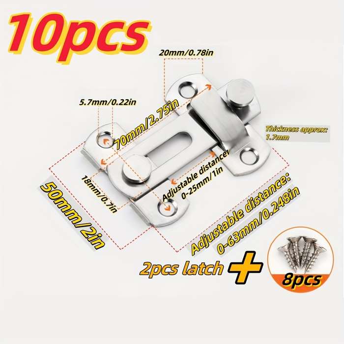 Lock Model 90 Silvery Door Locks