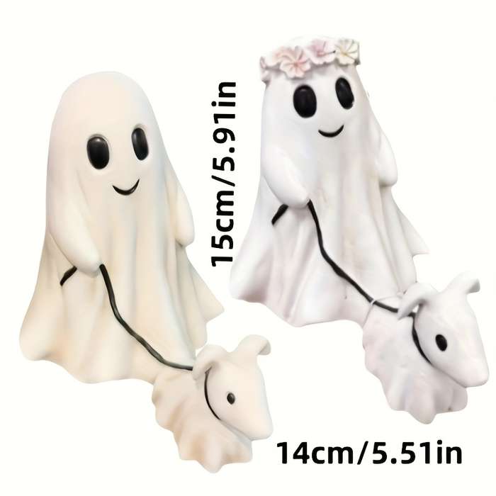 Halloween Decorations Items 2 Pieces Of Ghost Couple