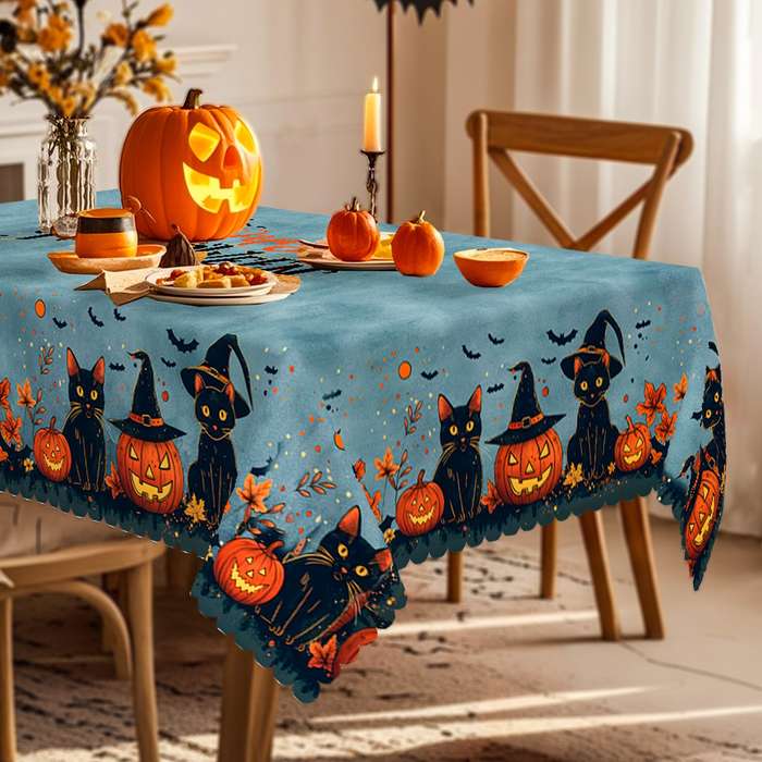 Halloween tablecloth decoration size Round 152.4152.4cm