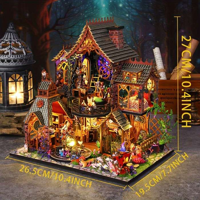 Building Toy Architectural Model Toy Set Style Magic Forest