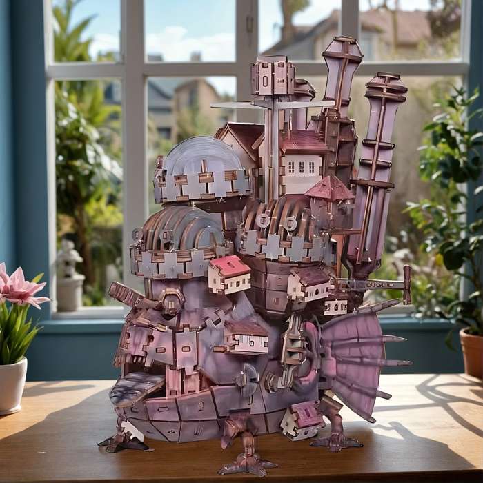 Building Toy Architectural Model Toy Set Model Yidongcb Color
