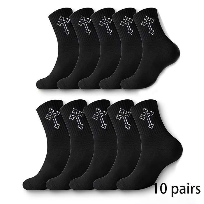 10 Pairs Random ColorsOne Size High Elastic Socks