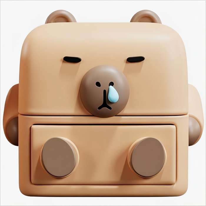 Storage And Organizationquantity 1Pc Capybara Storage Cabinet