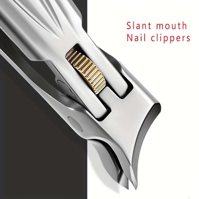 1pc Stainless Steel Nail Clippers with Precision Slant Edge Sharp Durable for Thick  Ingrow
