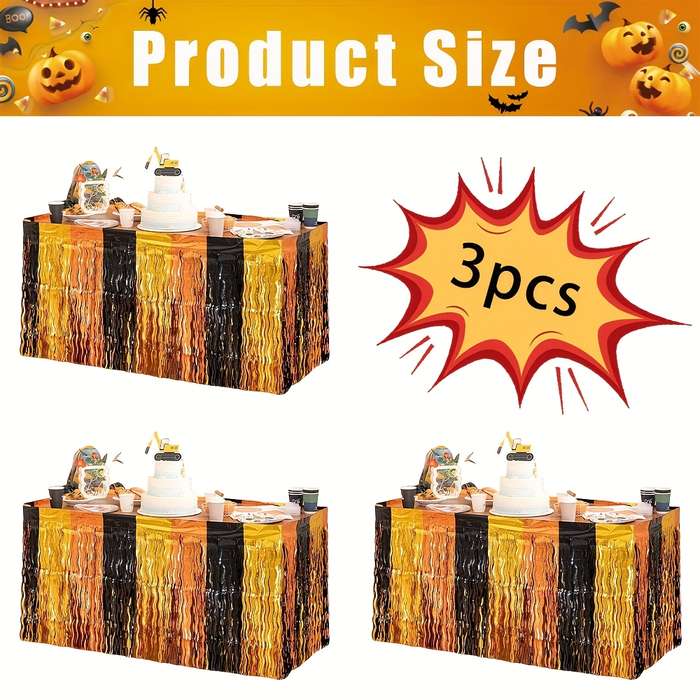 Halloween tablecloth decoration