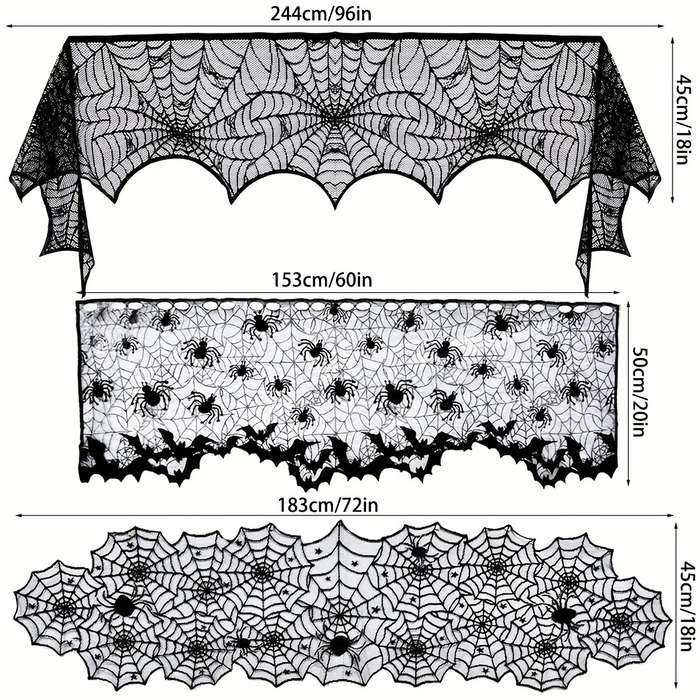 Halloween tablecloth decoration Items 50x153cm lampshade