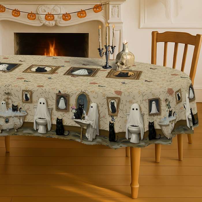 Halloween tablecloth decoration size Rectangle 6086in 152220cm
