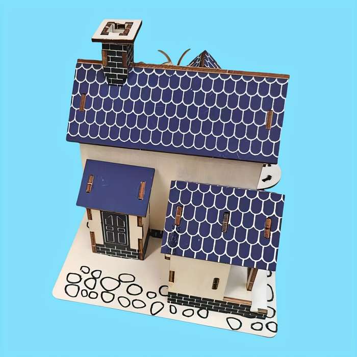 Building Toy Architectural Model Toy Set Style Sea View Villa