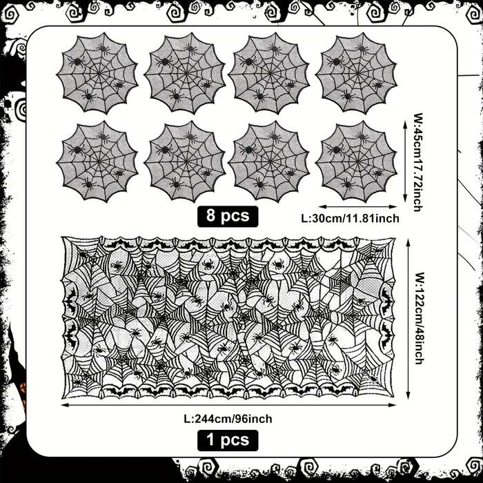 Halloween tablecloth decoration Quantity 5pcs or set