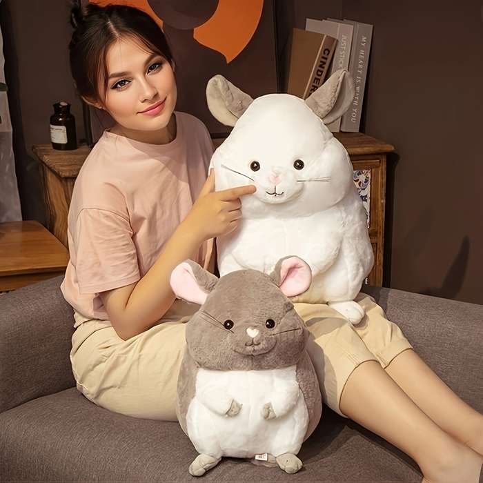 Toy Dolls color Grey Chipmunk Pillow size Small 35 Cm
