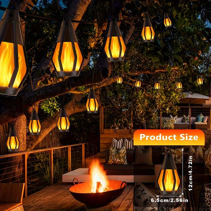 Halloween Decorations Items Flame   Warm Light   10M 393Inch 15Led