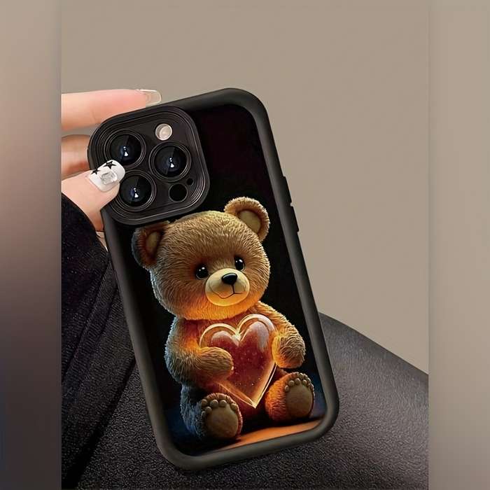 1Pc Black For iPhone 7 8 Se2 Se3 Phone Case Phone Cover