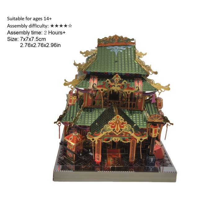 Building Toy Architectural Model Toy Set Items Antique Building  Yihong
