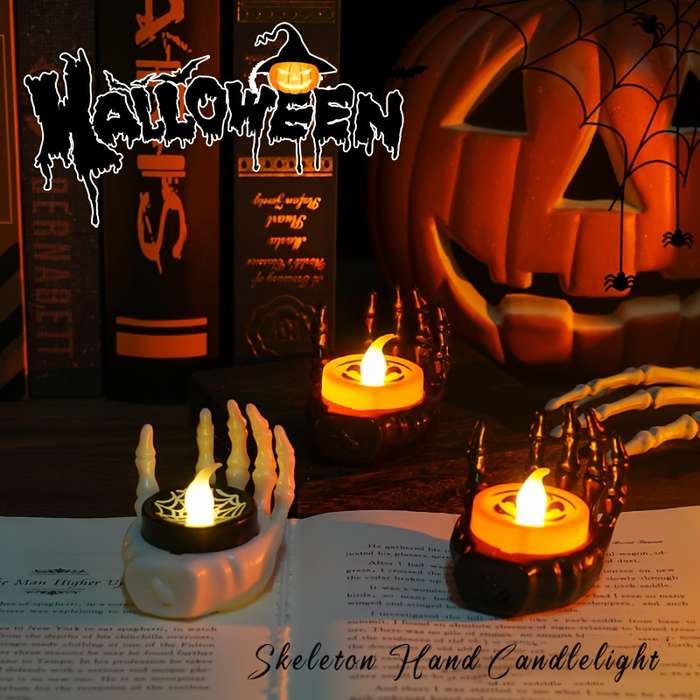 Halloween Decorations Model Black Skeleton Hand