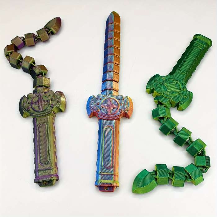 Toy Weapons Color 3Pcs  Golden Add Blue  Green Add Red  Green  Blue