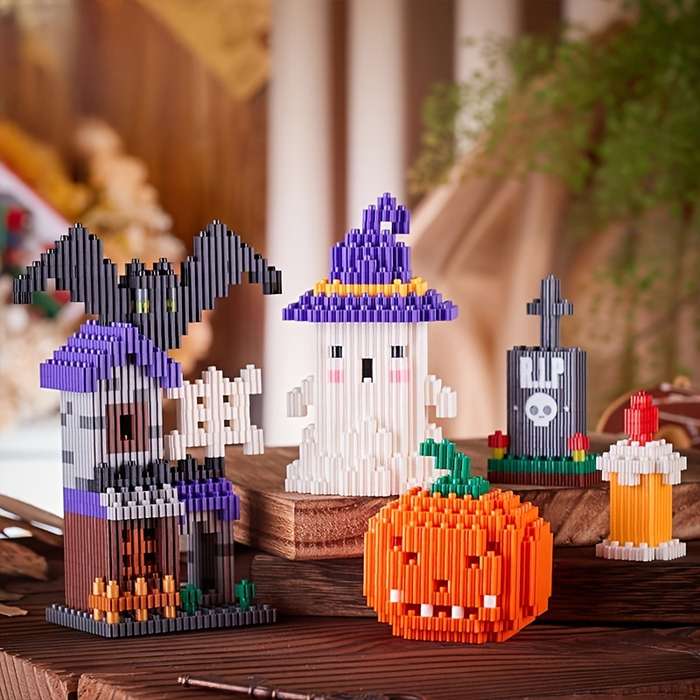 Building Toy Architectural Model Toy Set Model Christmas Combination Building Blocks