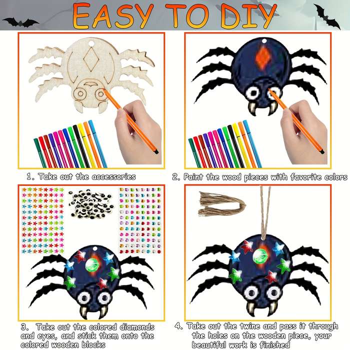 Halloween Decorations   Material Wood