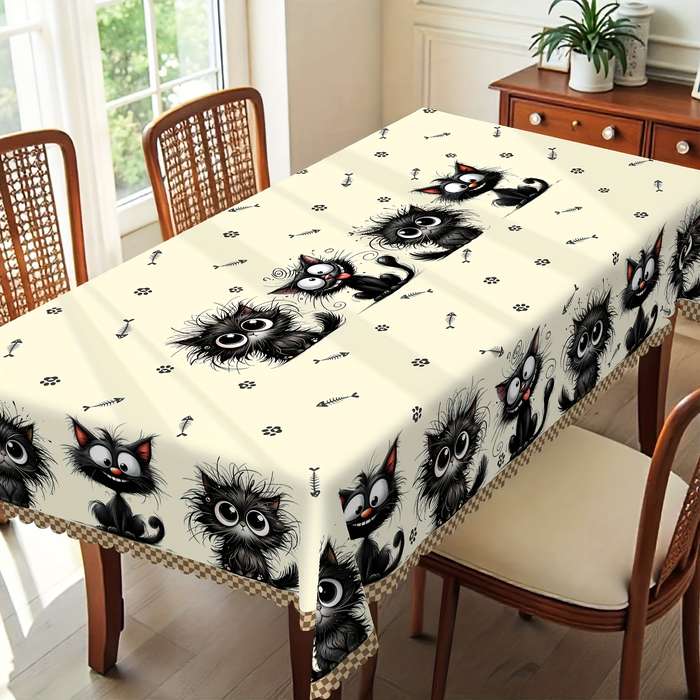 Halloween tablecloth decoration Model T070 size 60 x 120in 152 x 305cm