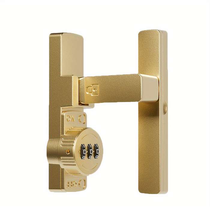 Lock Model 90 Degree Flat Golden