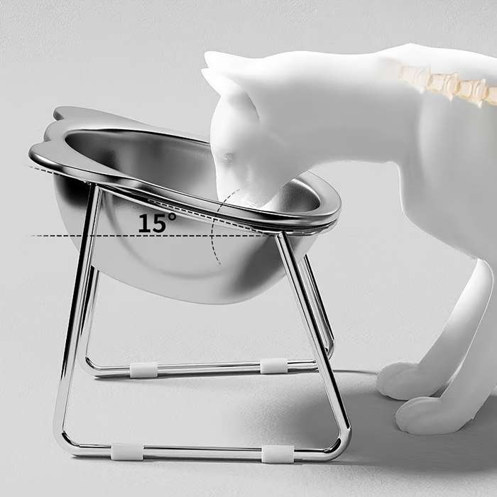 Pet supplies color Bowl  Add  Stand material Stainless Steel