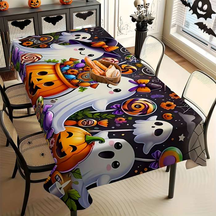 Halloween tablecloth decoration size 140cm x 220cm